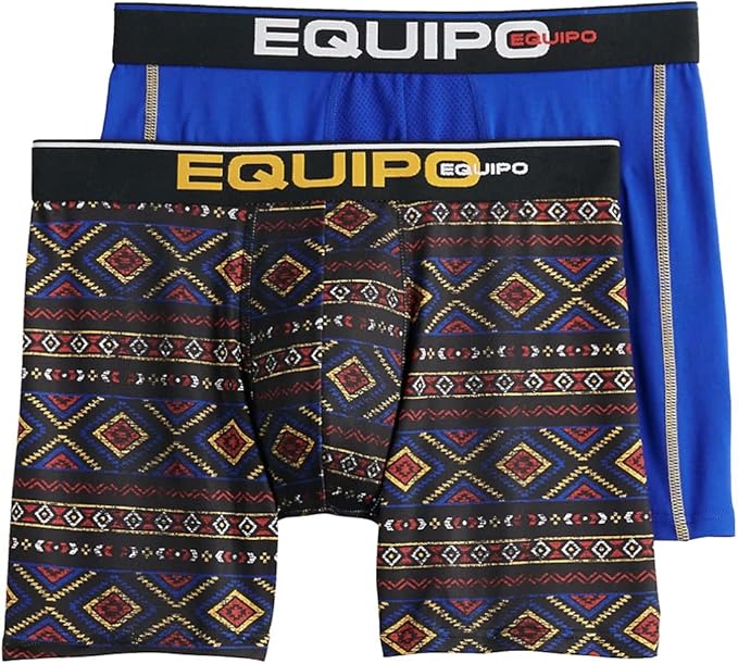 Equipo 2 Pack Microfiber Boxer Briefs Performance Stretch at Amazon Men