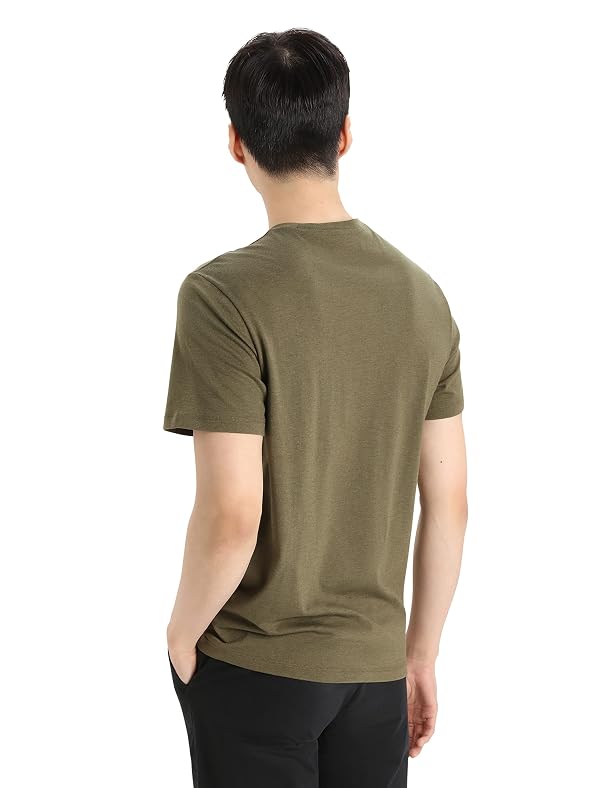 Icebreaker Merino Central Classic Short Sleeve T-Shirts for Men - Loden - Large by Icebreaker Merino - Used condition - Image 2