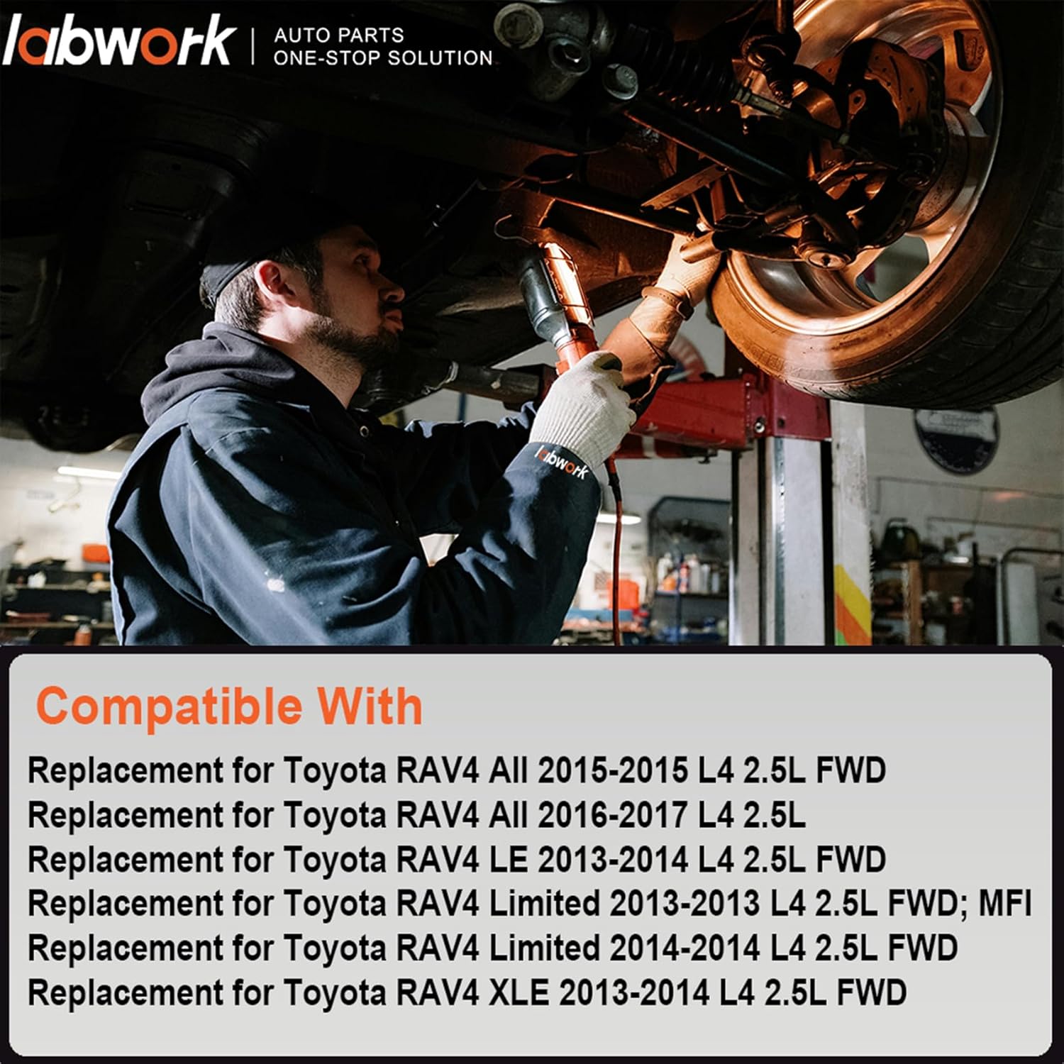 labwork AC Compressor with Clutch CO 29184C Replacement for Toyota Faw Crown 2015-2017