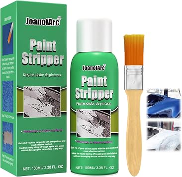 Efficient Paint Stripper, 100ml Car Paint Remover, Auto Wheel Stripping Metal Surface Non-Trace Cleaning Automotive Paint Remover Tool, for Metal, Wood, Glass 3.38 Fl.oz
