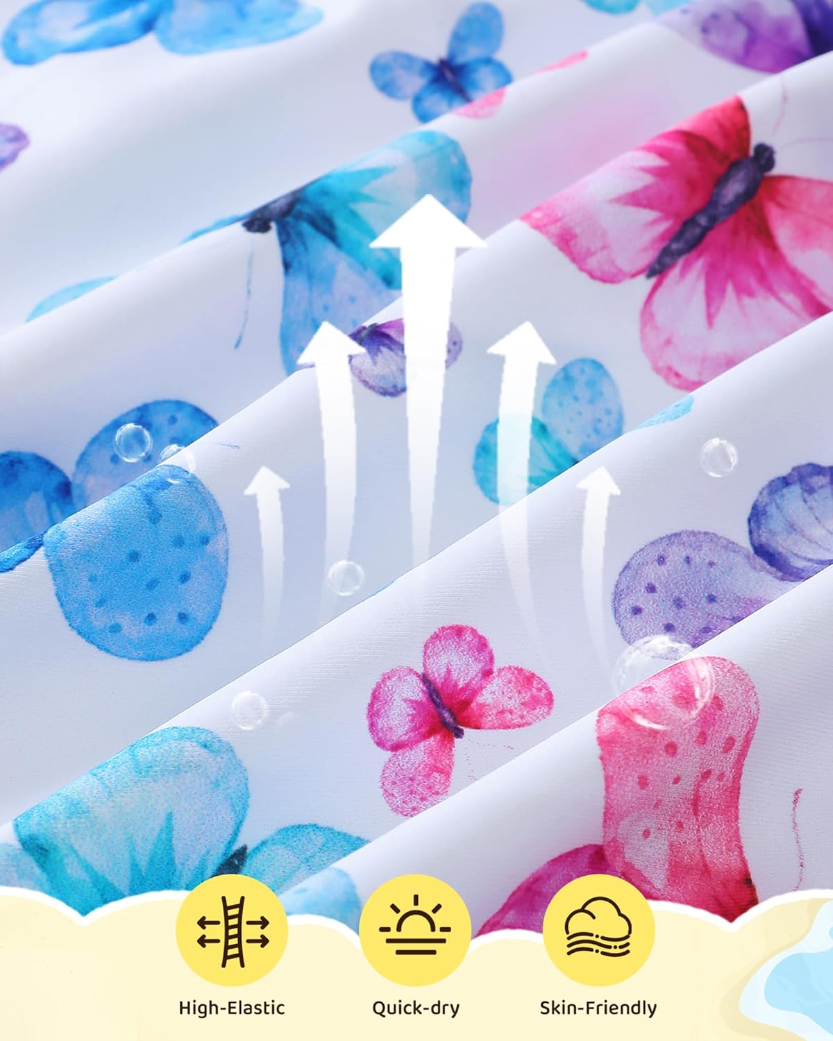 Mioglrie Toddler Swimsuit Girl Bathing Suit Girls Summer Ruffle One Piece Swim Suit Cutouts Bikini for Girls - Image 6