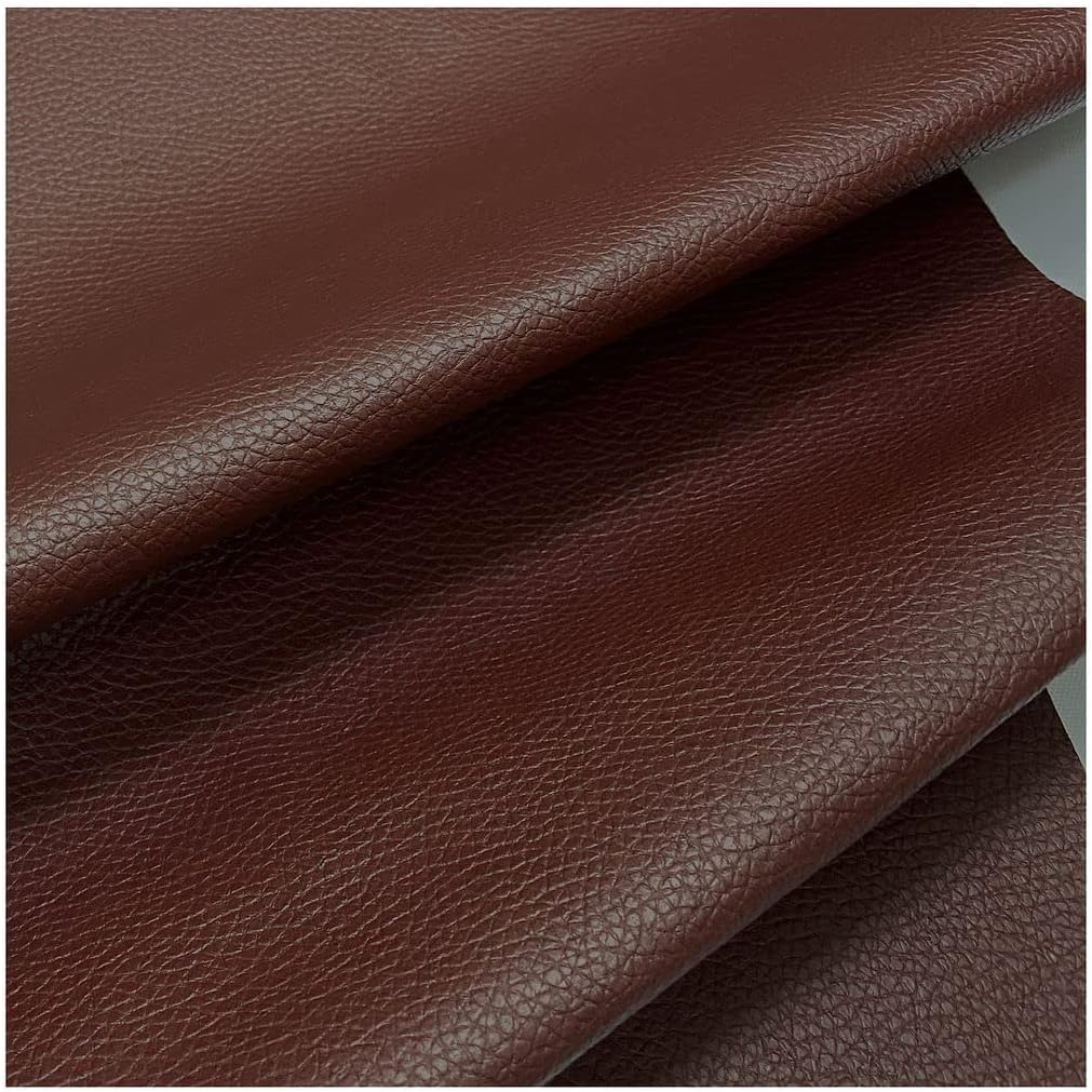 Mybecca Faux Leather Fabric Calf Champion Burgundy (1 yard)(3 Feet x 4.5 Feet)