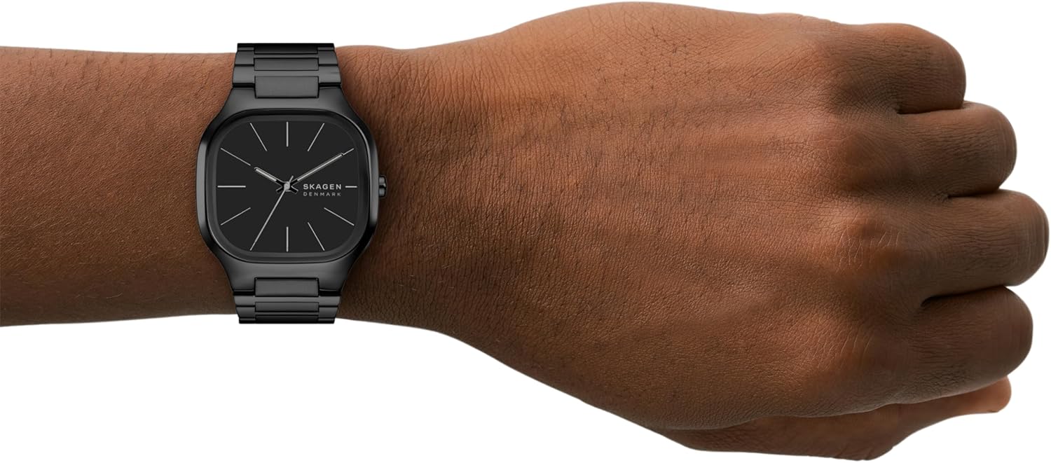 Skagen Mellem Three-Hand Stainless Steel Watch for Men