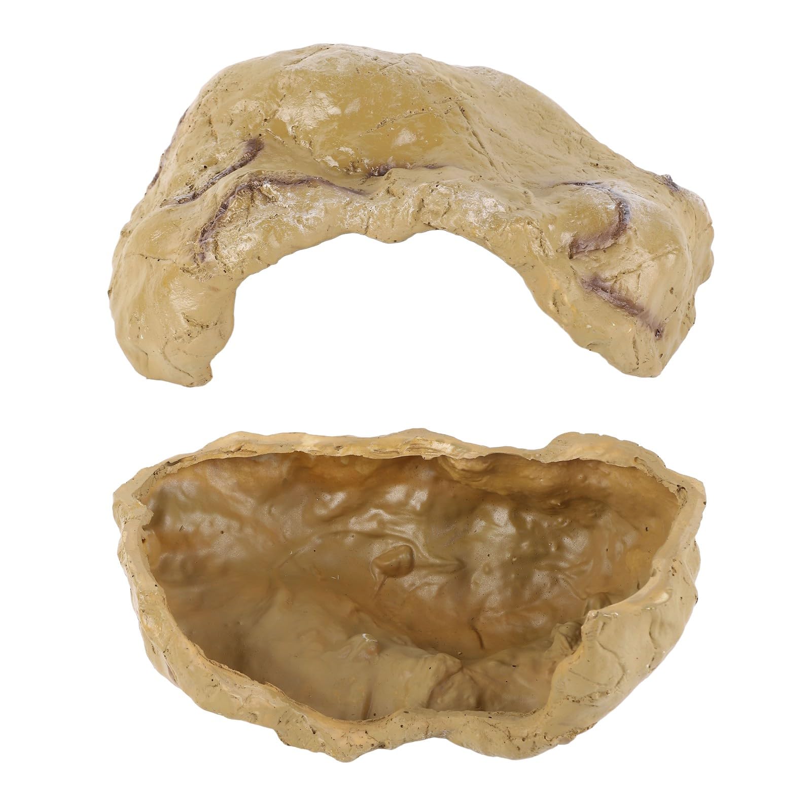 Fish Hiding Cave Resin, Decorazione per rifugio per acquario, vivida e confortevole, senza sbiadimento, per rettili (GS1228)