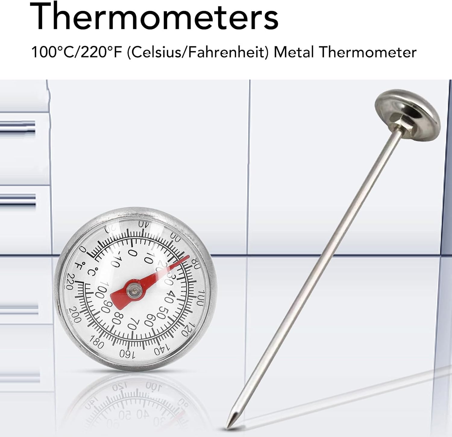 CDQL 304 Stainless Steel Meat Press Machine, Ham Maker Meat Press Tool with Thermometer Transparent Visible Lid for Pork, Beef, Fish, Lamb
