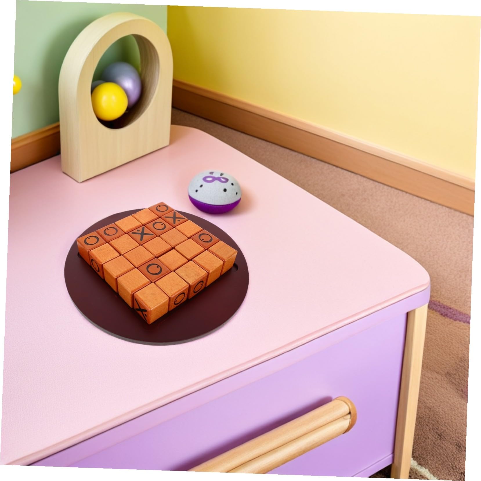 Jeu de Stratégie Bois Push Ox Jeu de Réflexion Familial pour Extérieur Portable et Éducatif pour Garçon Fille et Soirées Plein Air