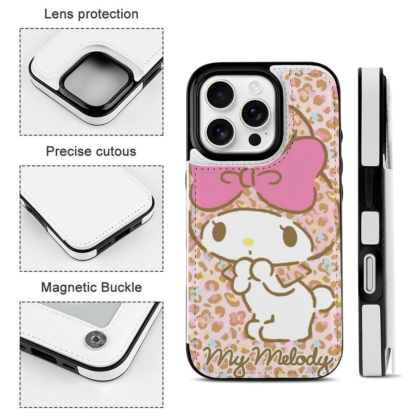 Amazon.co.jp: iPhone 16 ケース 手帳型 マイメロディ iPhone 16 Pro