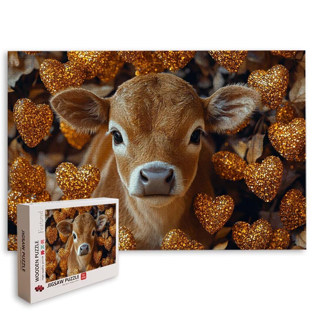 Puzzle Mucca, Puzzle 2000 Pezzi Adulti per Decor, Regalo Donna/Uomo -8780
