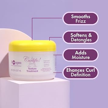 Aphogee Curlific Hair Mask Texture Treatment for Curly Hair (8 Fl Oz) | Moisturizing Curl Defining Treatment | Frizz Control | Softening & Detangling | Improves Elasticity
