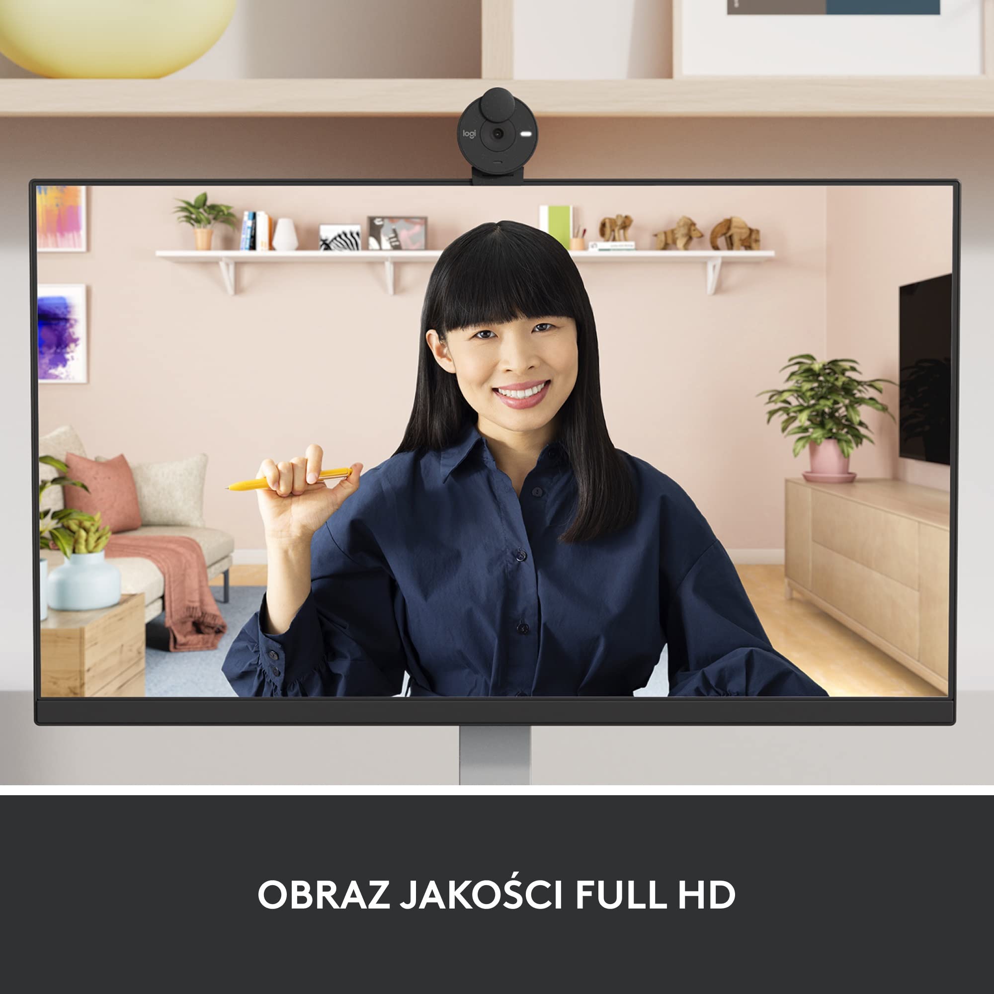 Webcam Logitech Brio 305 (960-001469) 2 MP - 1920 x 1080 Pixel - Full HD - 30 fps - 1280x720@30fps - 1920x1080@30fps - 720p - 1080p