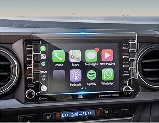 CDEFG for Toyota Tacoma 2023 2022 2021 2020 Screen Protector (SR5/ TRD Sport/ TRD Off-Road/ Trail Special Edition/ TRD Pro/ Limited ) for Tacoma Accessories Touch Screen Navigation Radio Infotainment Display Cover (8 Inch Tempered Glass)