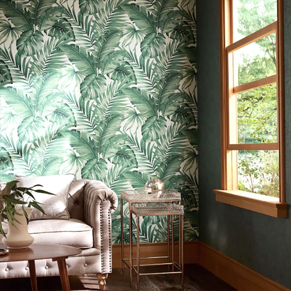 アクセントクロス　ヨーロピアンリネン Amazon | 壁紙屋本舗 壁紙 クロス ボタニカル 植物柄 パーム