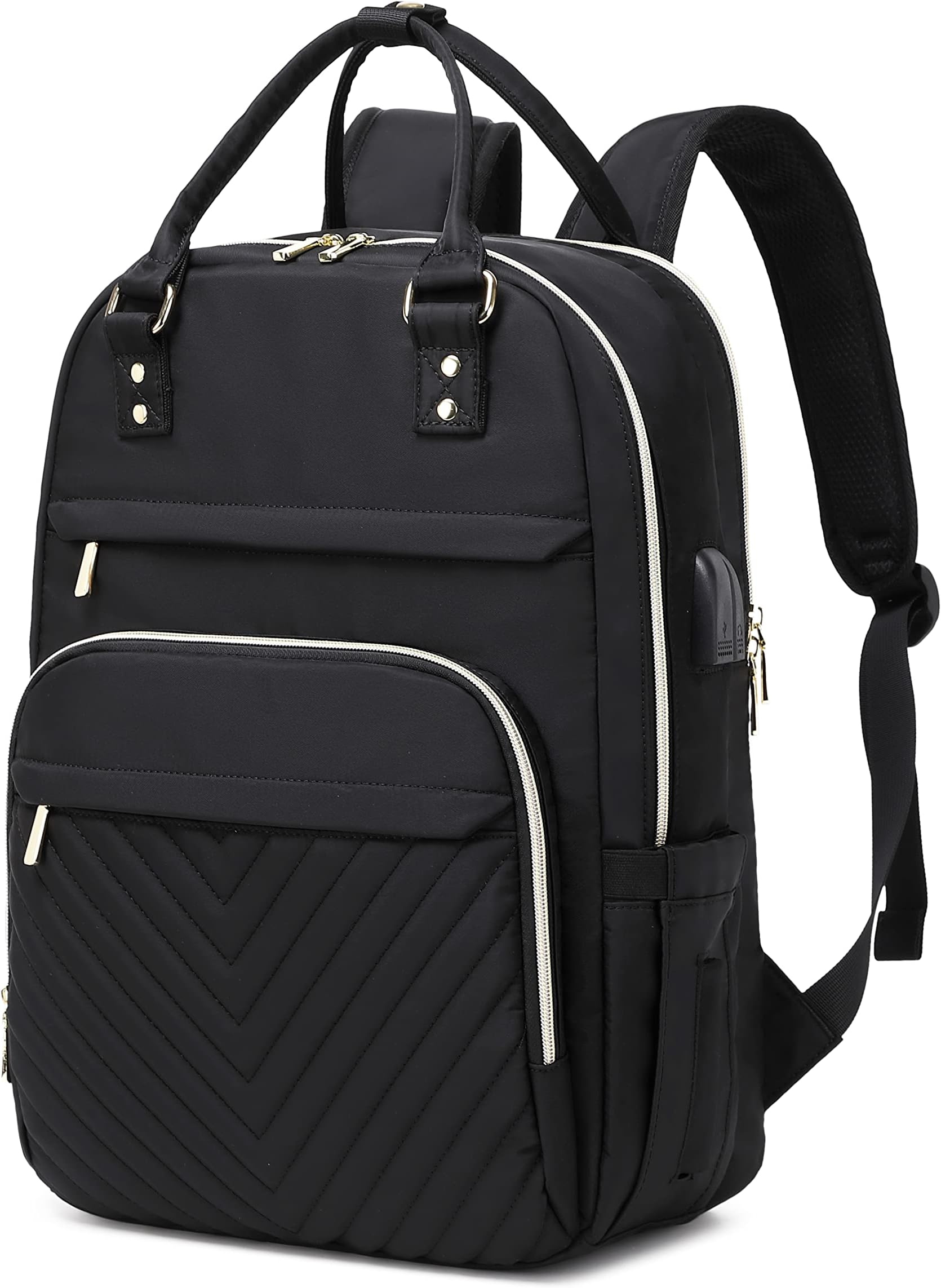 Laptop Backpack Women Teacher Backpack Nurse Bags 17 Inch Travel Backpack for Women Work Backpack with USB Port