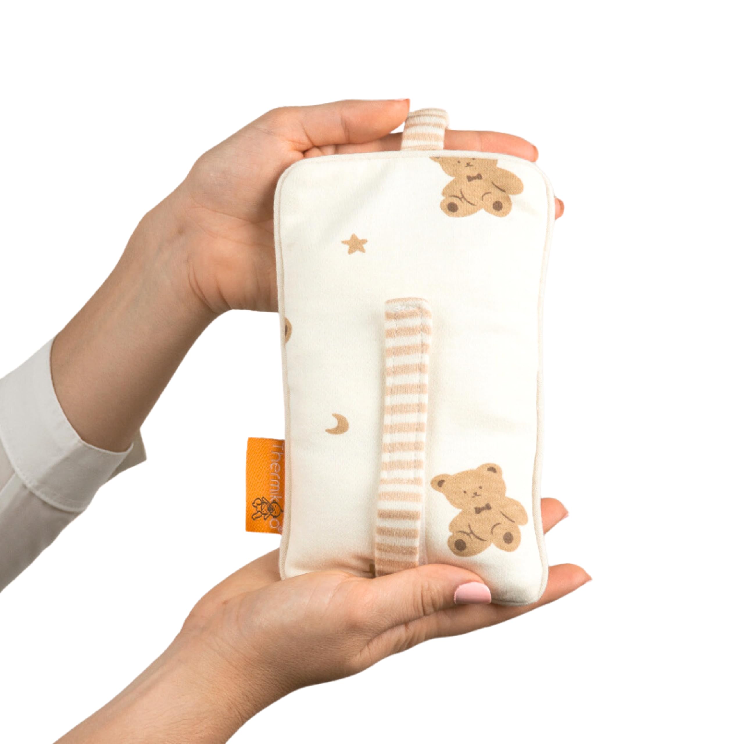 Thermikoa Saco Térmico de Semillas Anticólicos para bebé, Alivio Natural para Gases y Cólicos del Lactante, Apto para Microondas, Funda 100% algodón ecológico y lavable.