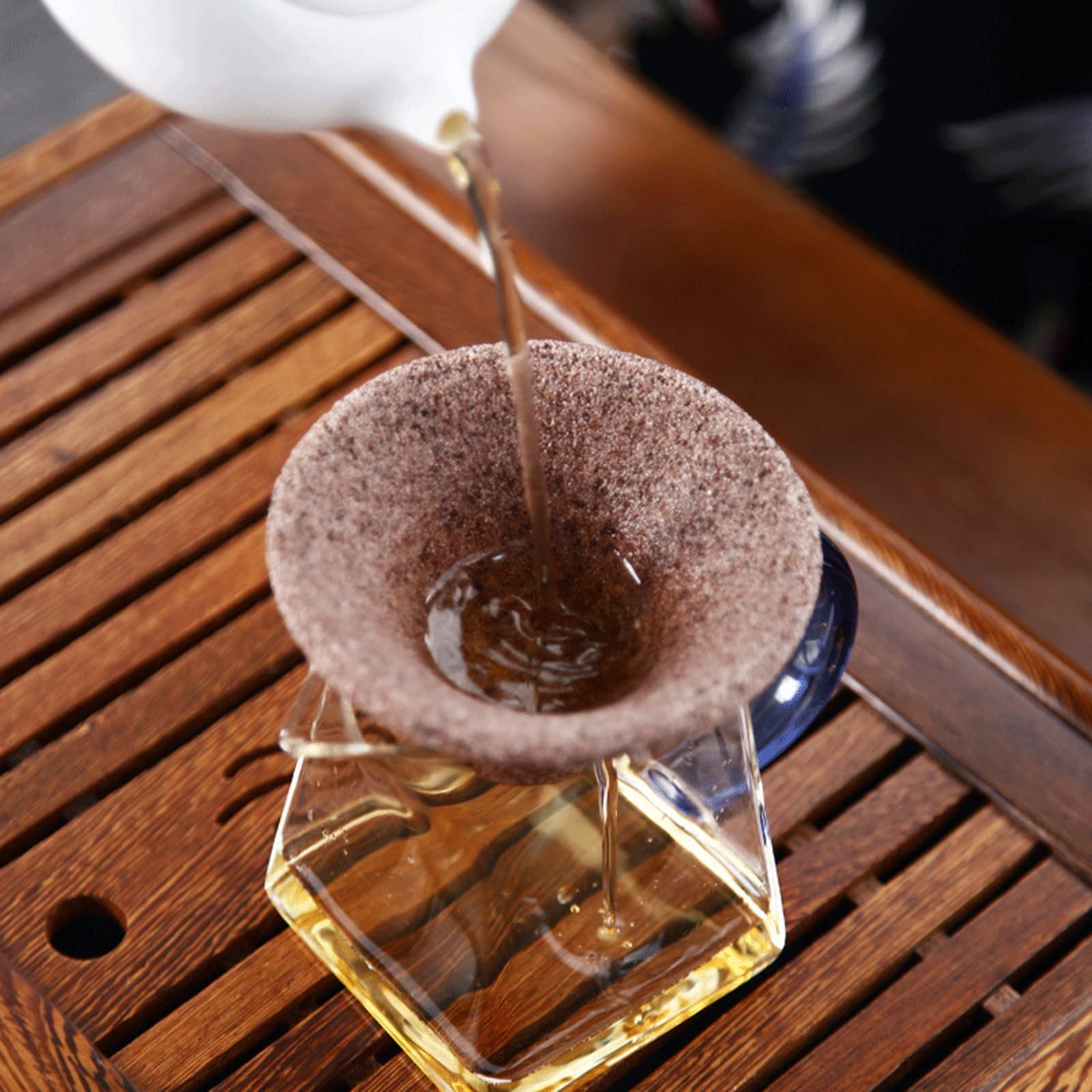 Colador de té creativo para el hogar de cerámica para fugas de té, filtro de té, filtro de té, filtro de té, estante para fugas de té