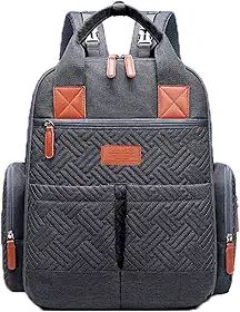 Bolsa Mochila Maternity Land Joy Cinza Original