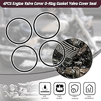 Vista 6 de Junta tórica para tapa de válvula de motor, 4 piezas 93210-62446-00 compatible con Yamaha XVS 1100 (reemplazar #93210-62446-00)