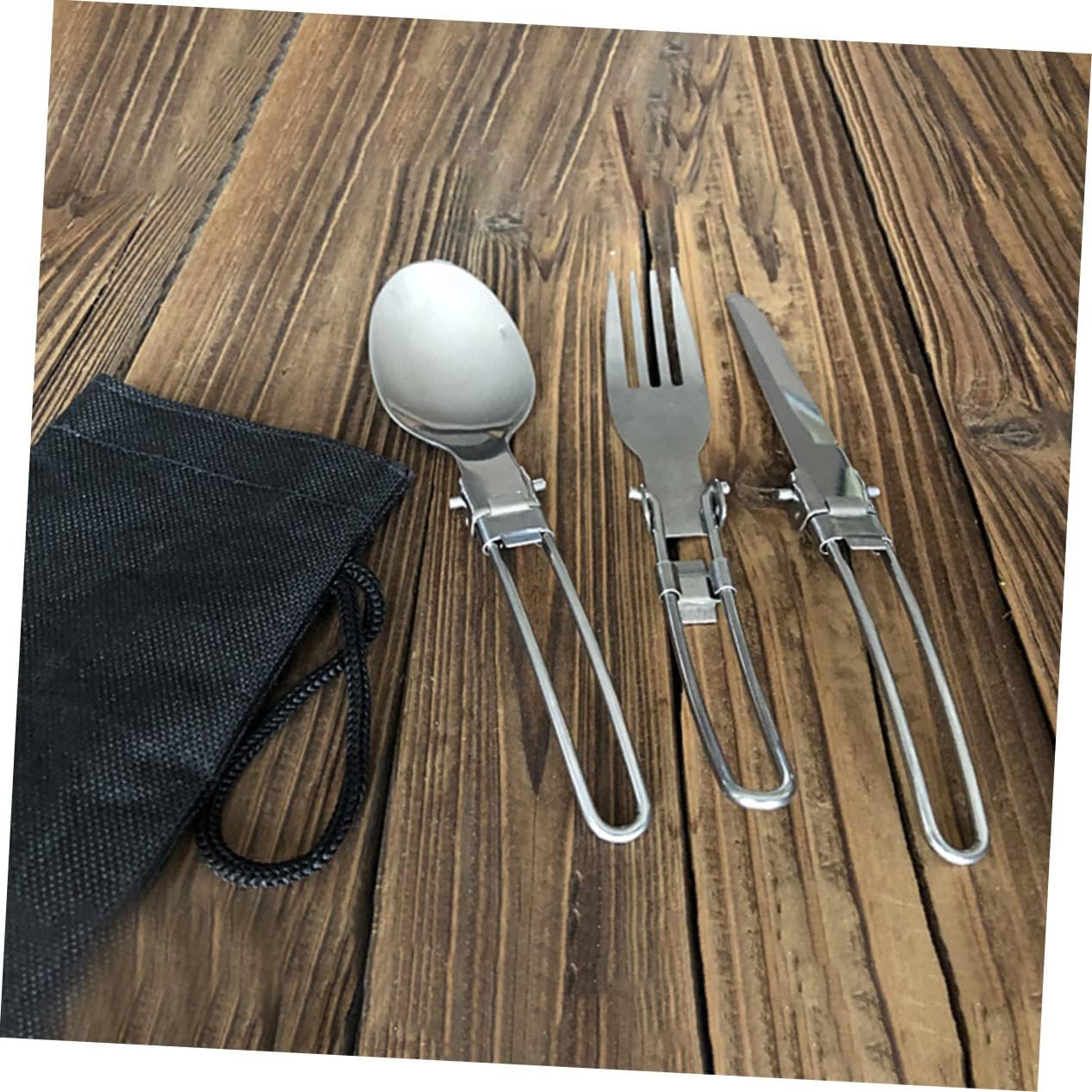 DECHOUS Portable Camping Cookware Set for 1-2 People Includes Camping Pot and Cutlery Lightweight and Compact for Outdoor Cooking and Picnics