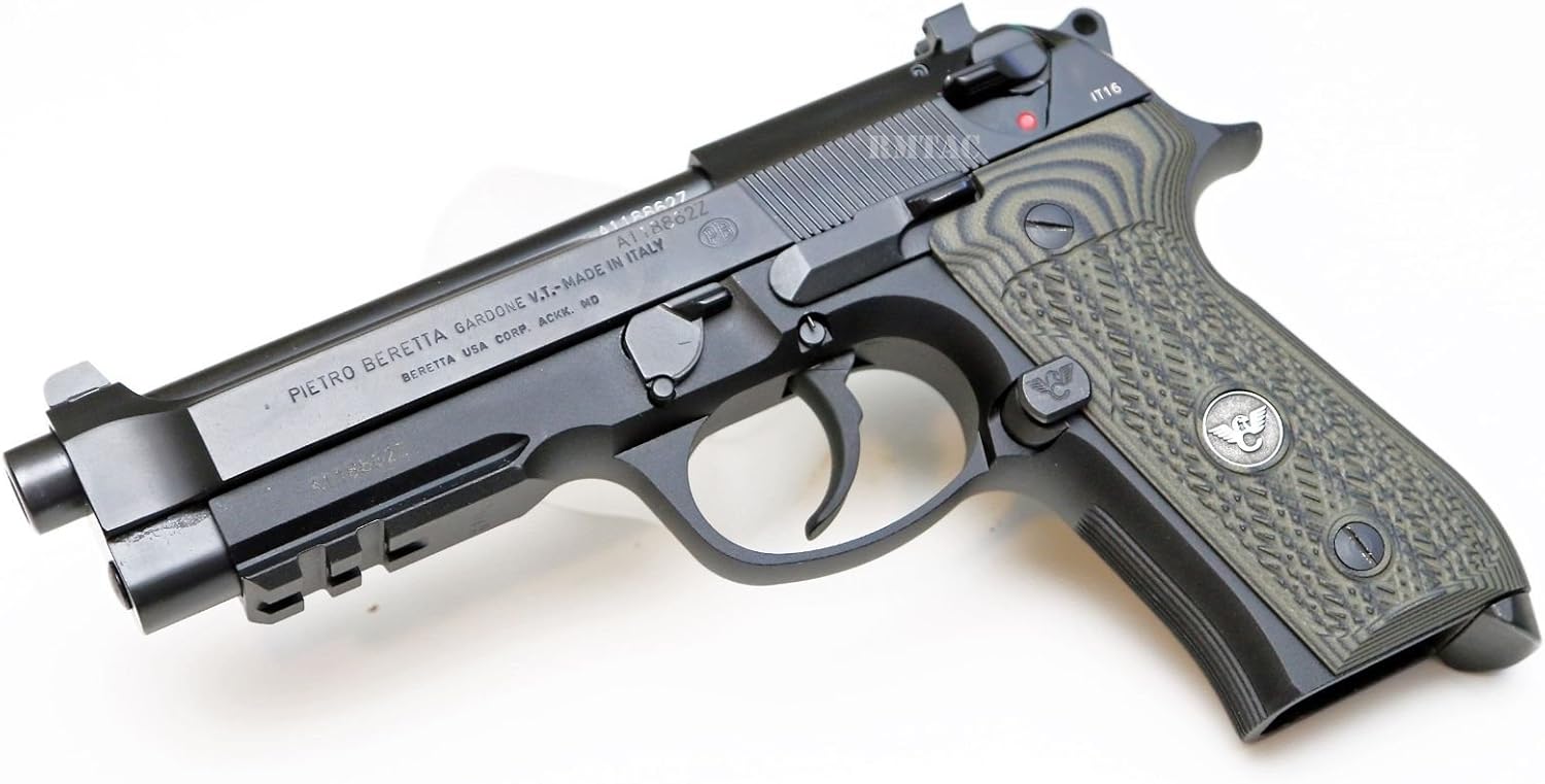 Wilson Combat - G10 Ultra Thin Grips - Checkered - Fits Beretta 92 & 96-728-FS-UT-DO