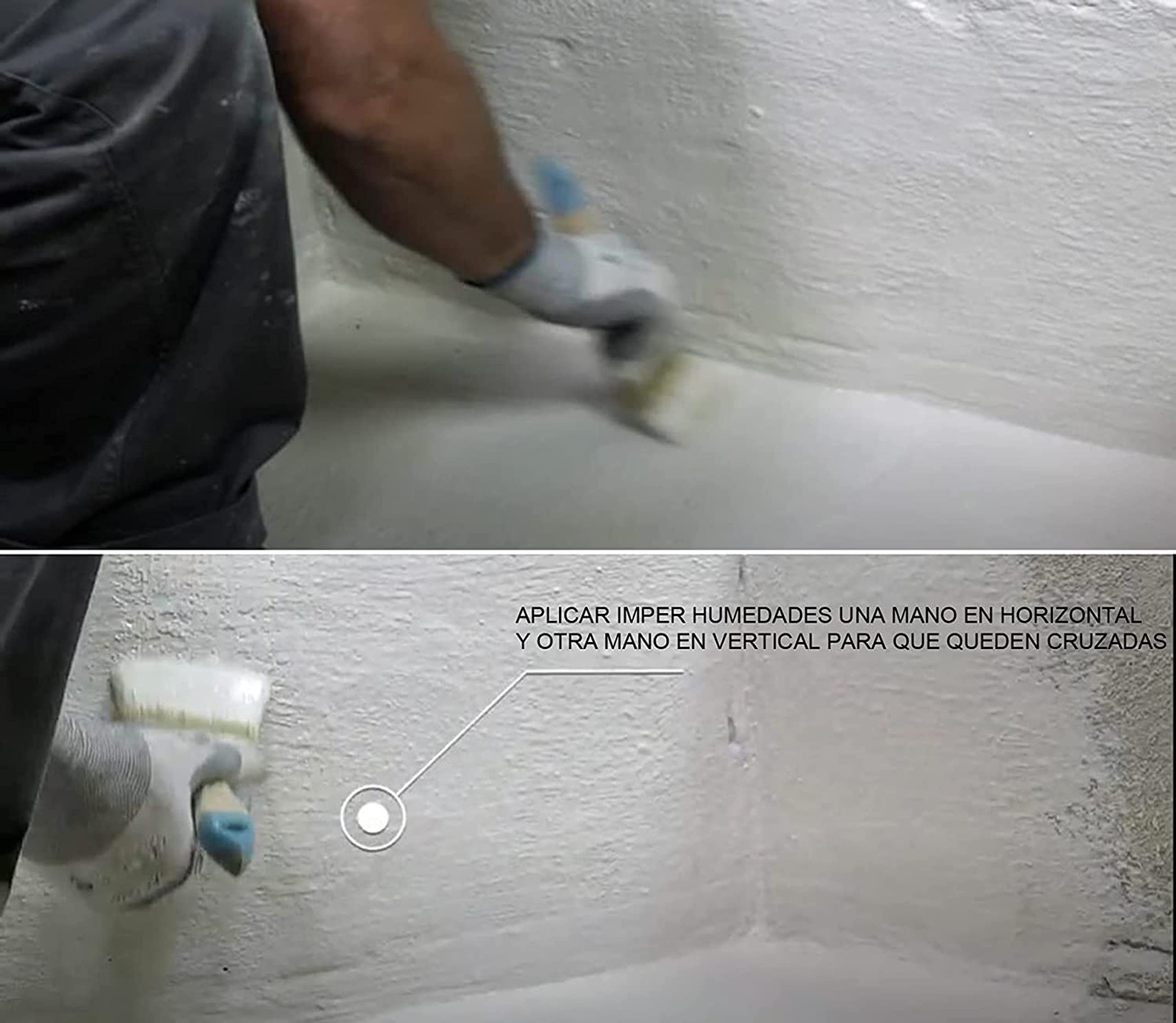 IMPER HUMEDADES de Tecno Prodist (SACO 10 Kg) Mortero para revestimiento de Paredes. Impermeabilización. Tratamiento humedades muros, sótanos, etc. Impermeable al agua, fácil de usar
