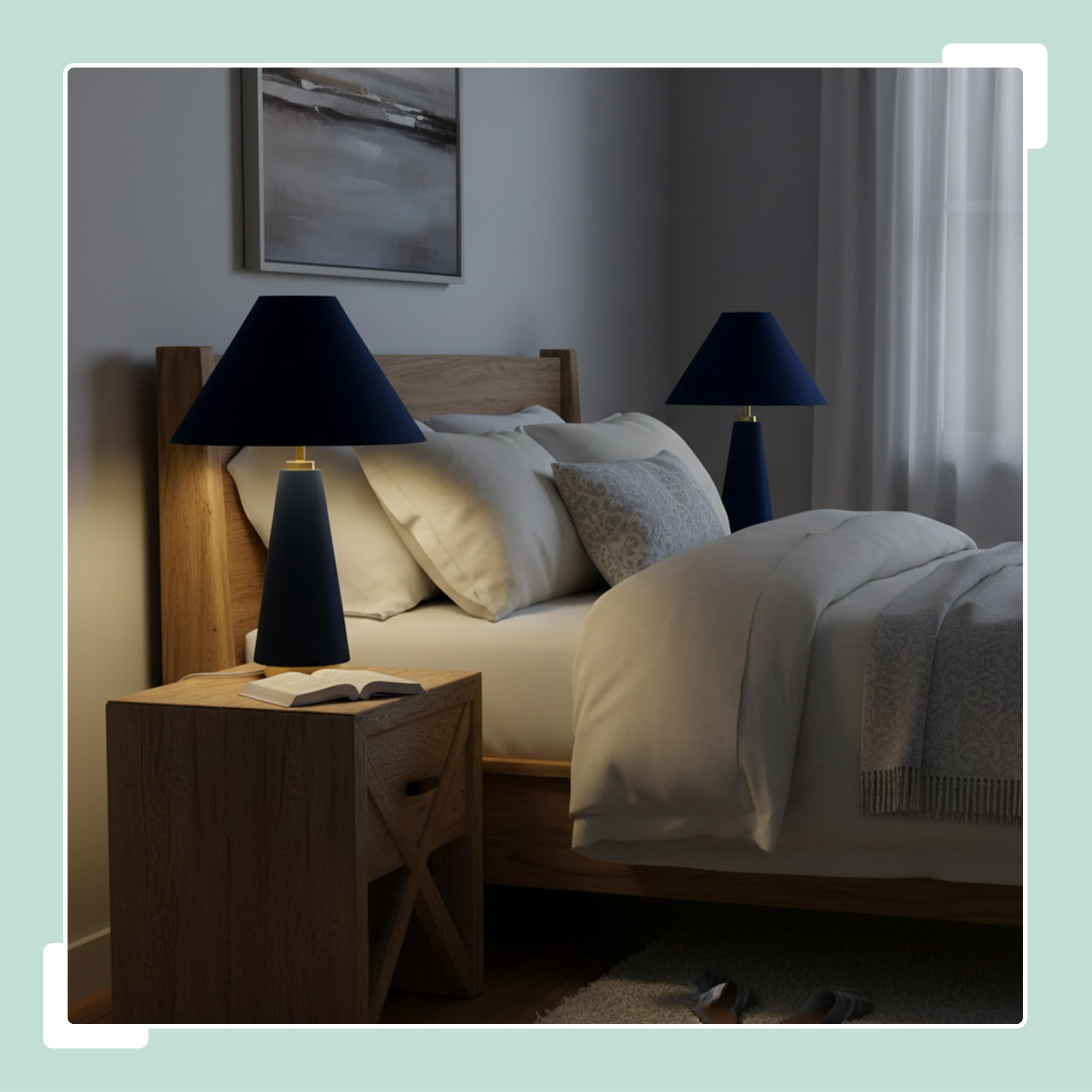 Relaxdays Lampada da Tavolo, Paralume in Velluto e Base in Metallo, E14, H 47x30 cm, da Comodino