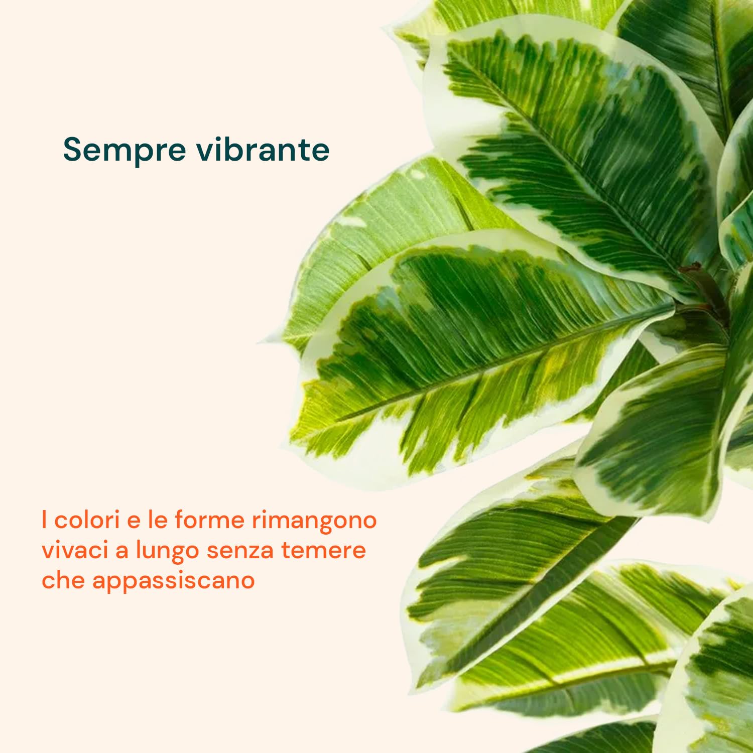 Wintem Pianta di Ficus Elastica Artificiale in Polietilene con 15 Foglie, 65 cm, Vaso con Muschio, Pianta Decorativa da Interno