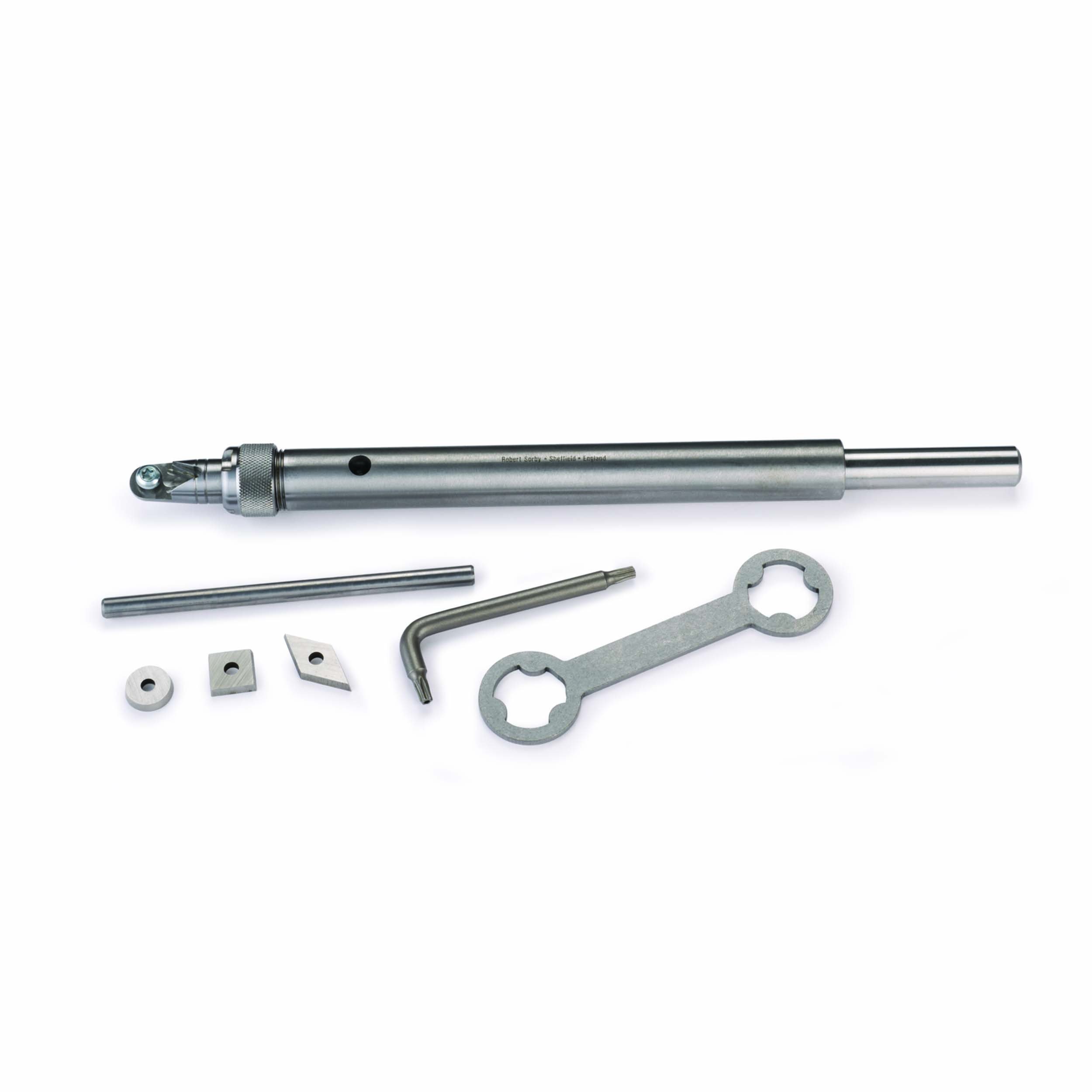 Robert Sorby Rstm-St123 Turnmaster Hss Unhandled With Set Of 3 Cutters - Woodturning Chisel
