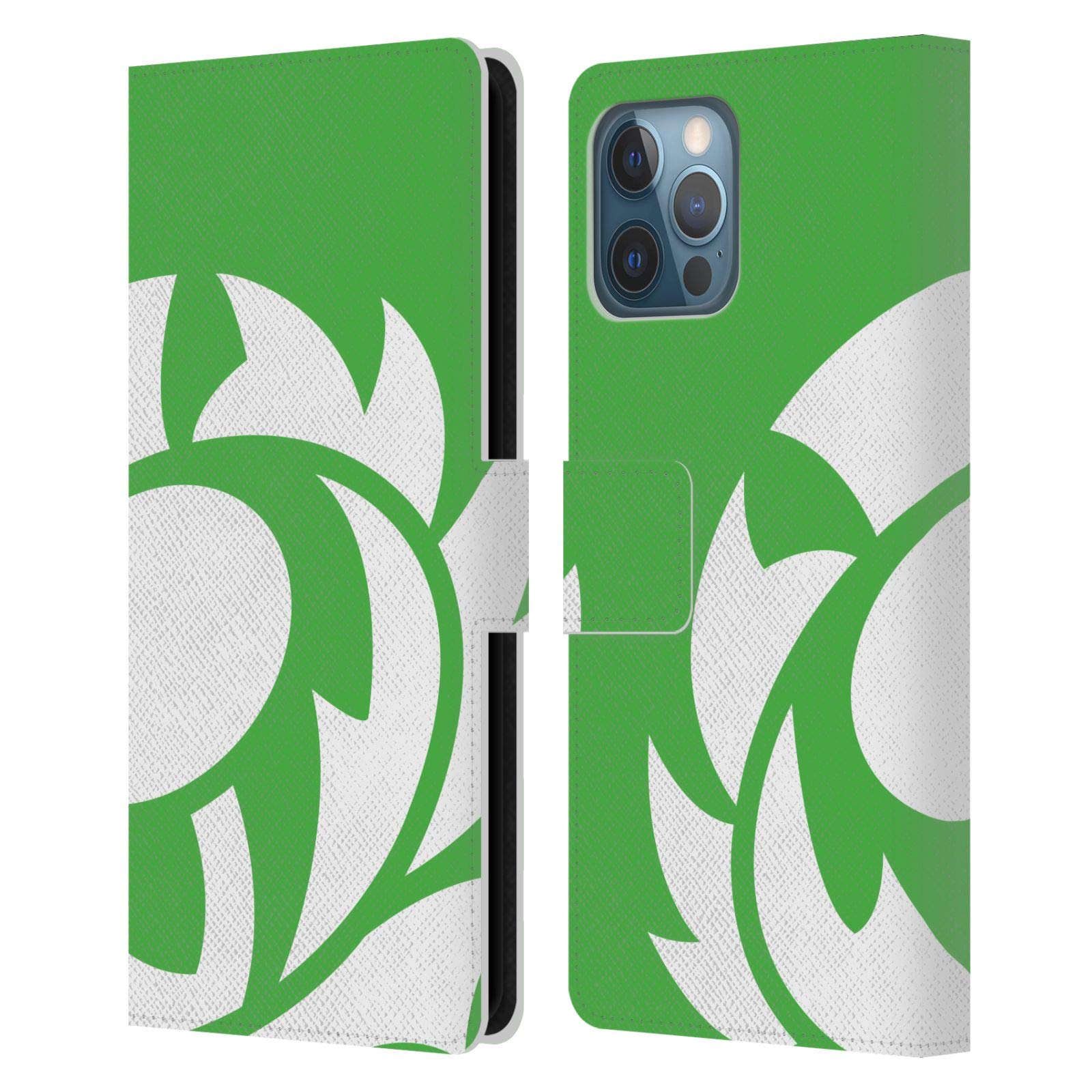 Funda iPhone 12 Pro Max de cuero tipo libro con tarjetero y soporte integrado 7