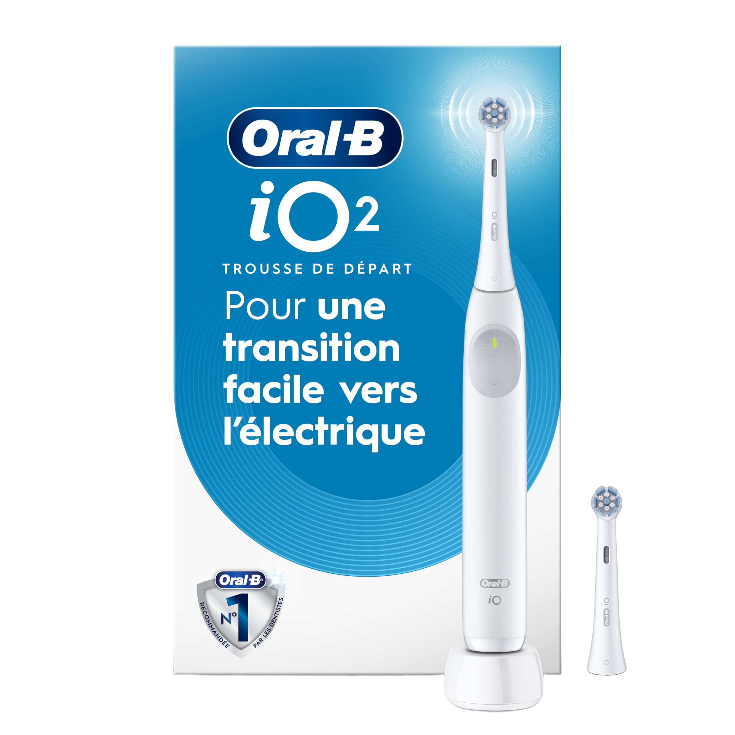 Oral−B IOM82A11BCWT-W WHITE 新品 Oral-B iO Series 2 Rechargeable Electric Toothbrush Starter Kit