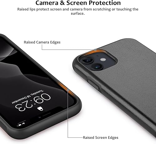 Miniatura 3 de ZZDZZ Funda magnética compatible con iPhone 13 compatible con Magsafe Funda híbrida de poliuretano termoplástico (TPU) a prueba de golpes (negro)