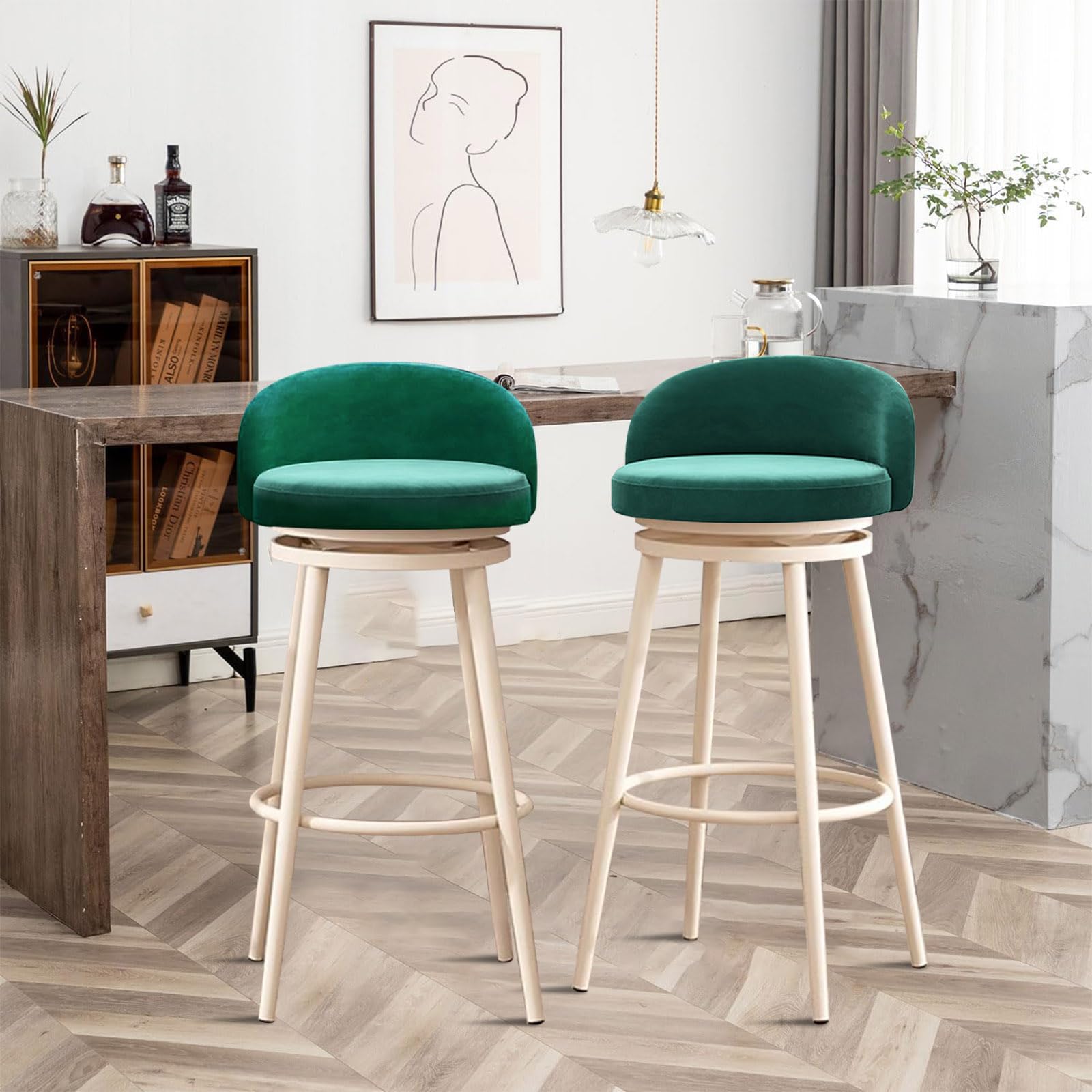 (専用)3脚木製バースツール スチールフレーム スツール 高さ60～69cm バースツール 椅子 カウンターチェア 高さ調整