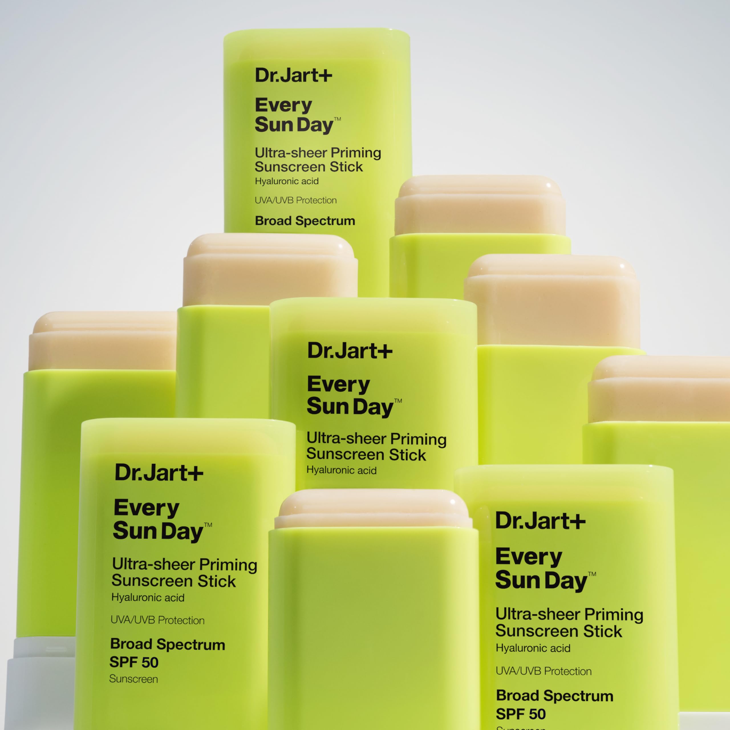 Dr.Jart+ Every Sun Day Priming Stick SPF 50 | Protection Solaire Visage Ultra Légère | Fini Invisible | Soin Coréen, 19 g