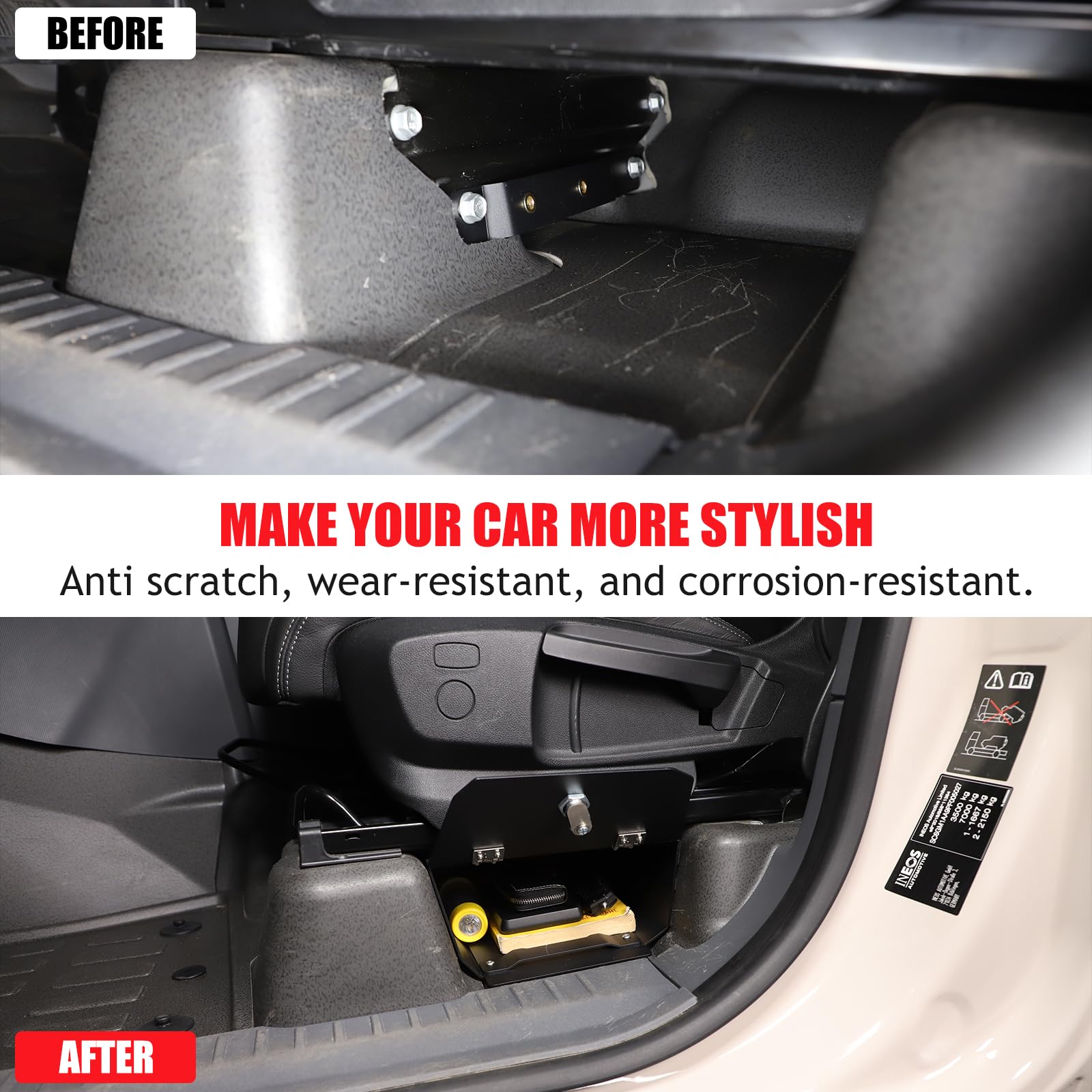 Car Under Seat Storage Box - Compatible With Ineos Grenadier 2020-2024 Models