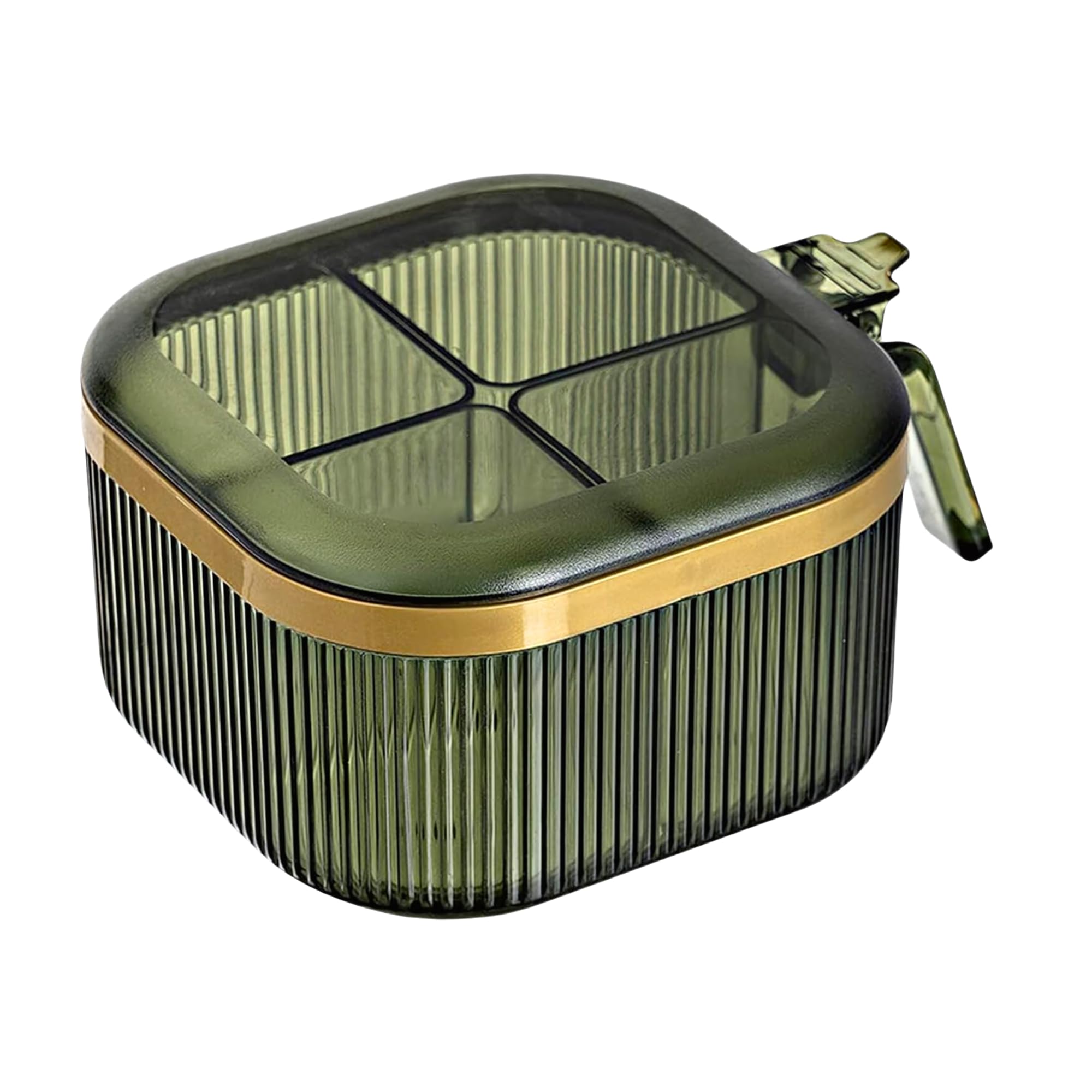 HomeEssentials Masala Box for Kitchen - 4 Compartments Sealed Seasoning Box | Plastic Spice Container Set | Kitchen Storage Containers for Spices | Seasoning Box (Pack of 1) (B0DBDVT4XP) Amazon Price History, Amazon Price Tracker