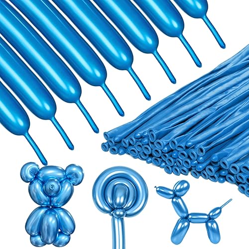 Miniatura 17 de Globos largos de animales, 260 globos gruesos para atar un arco de globos, para torcer látex, modelado mágico, cumpleaños delgado, para fiesta