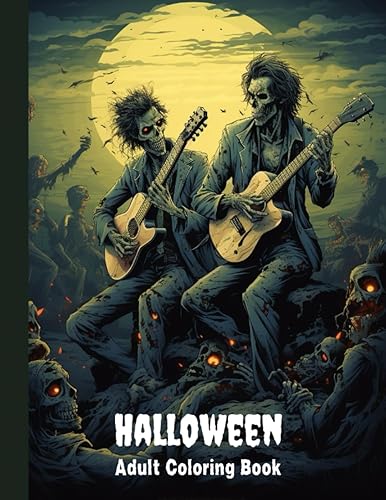 Halloween Coloring Book for Adults Spooky Designs for Stress Relief, Relaxation and Mindfulness