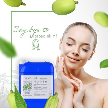 HBNO Organic Neem Oil - 8.8 lbs (4kg) - Ideal for Face wash, Lotions, Skincare, and hair care products.