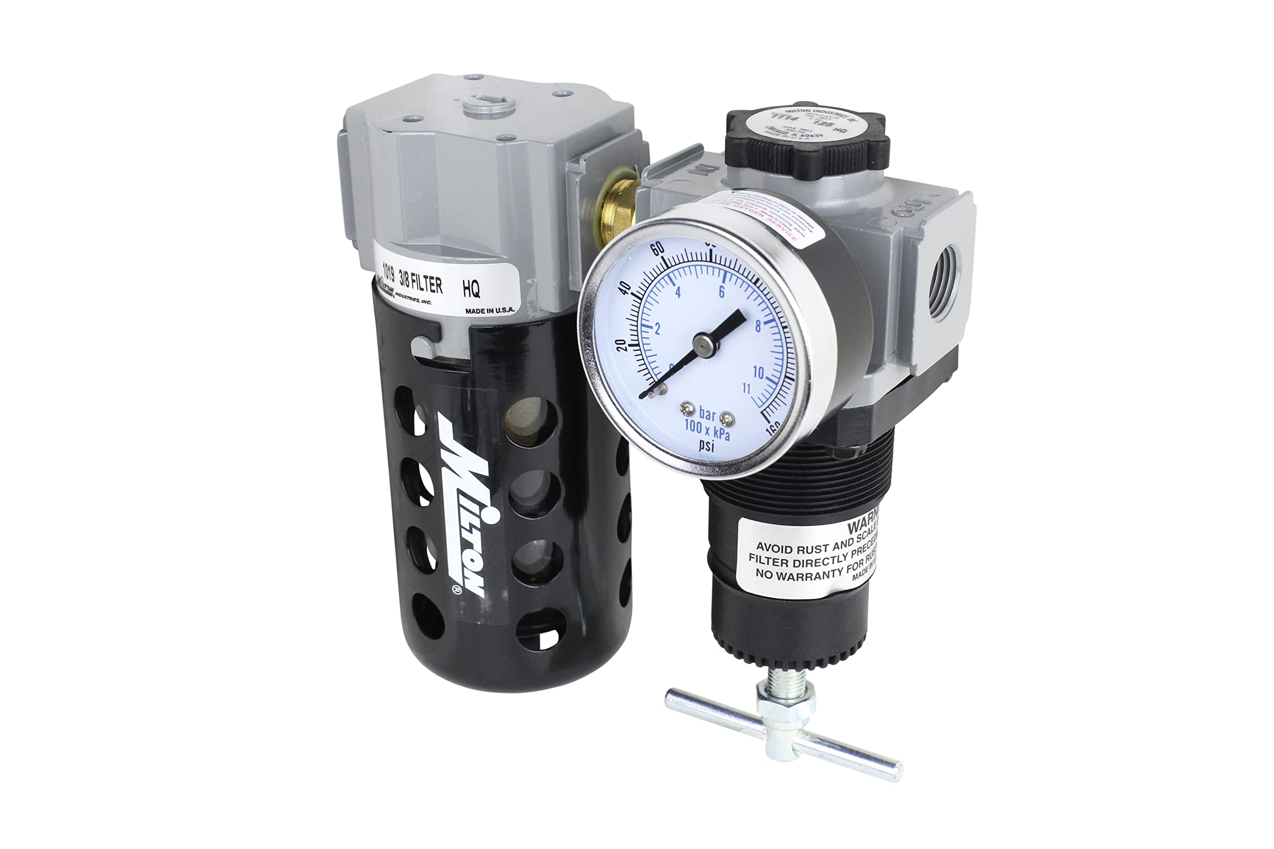 Milton 1107 3/8" Filter and Regulator Duo — Amazon image 2