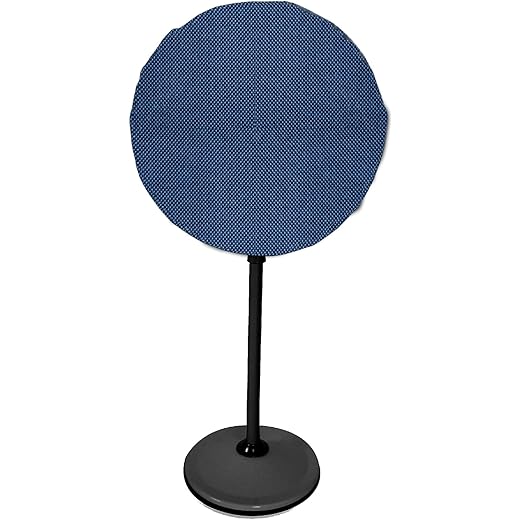 AARVYAN Standing Fan Cover | Universal Fit Dustproof & All-Season Pedestal Fan Protector | Durable, Washable Fabric for All Brands | Full Coverage for Home & Office (Blue)