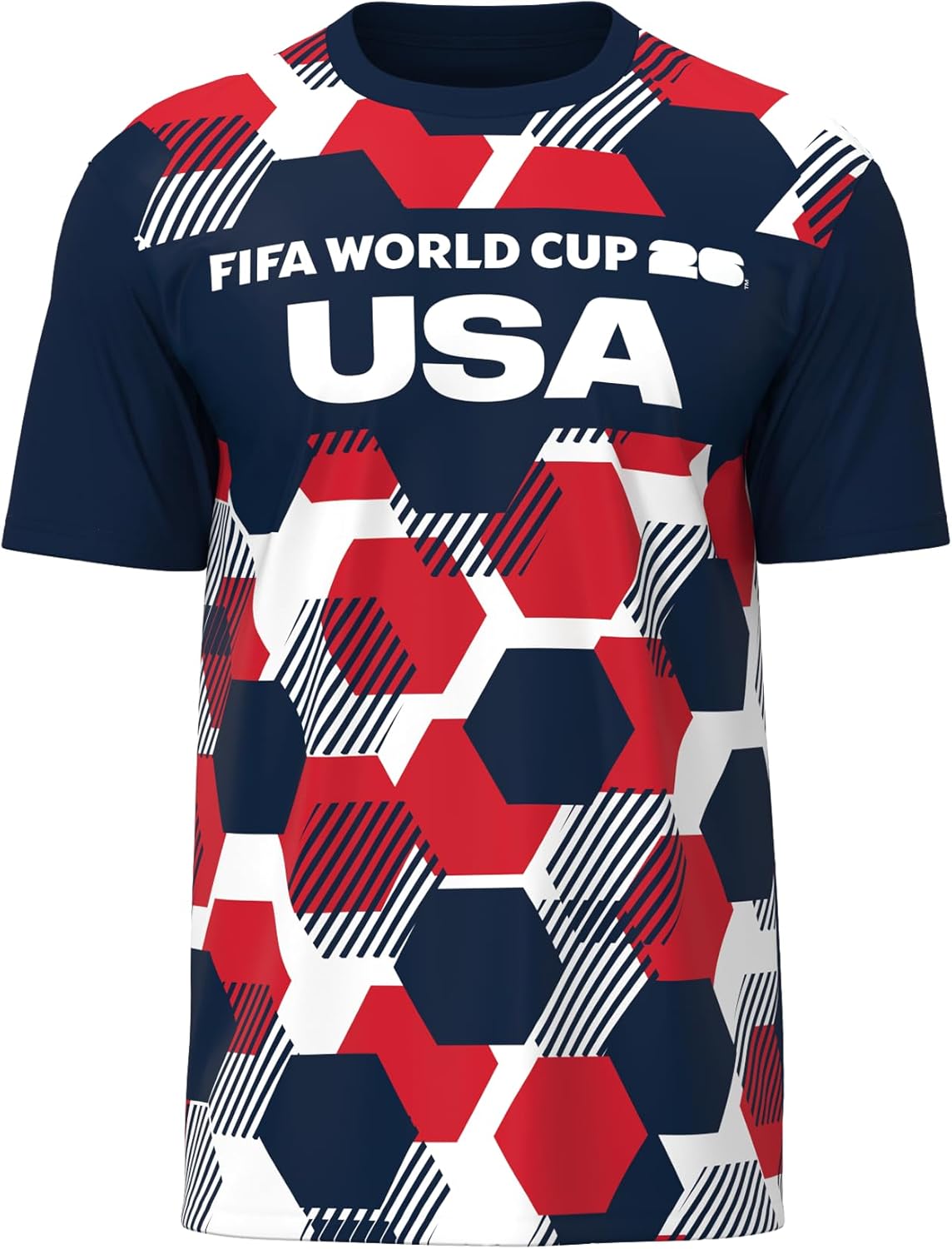 Outerstuff FIFA World Cup 2026 Mens Short Sleeve Sublimated Performance T-Shirt