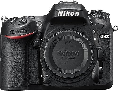 Nikon D7200 24.2 MP cámara digital con formato DX y cuerpo SLR con Wi-Fi y NFC (negro) (certificado de reacondicionamiento).