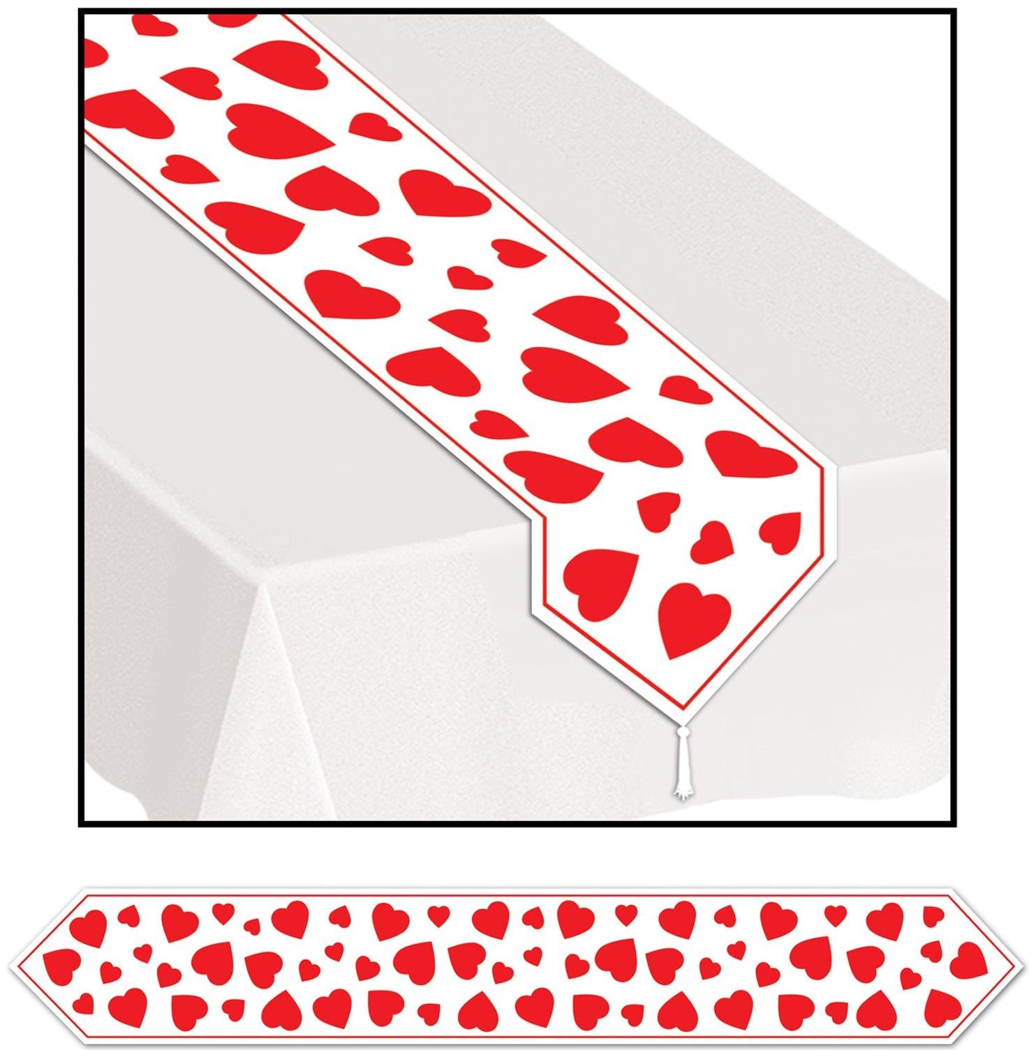 Beistle Cuore Stampato Runner