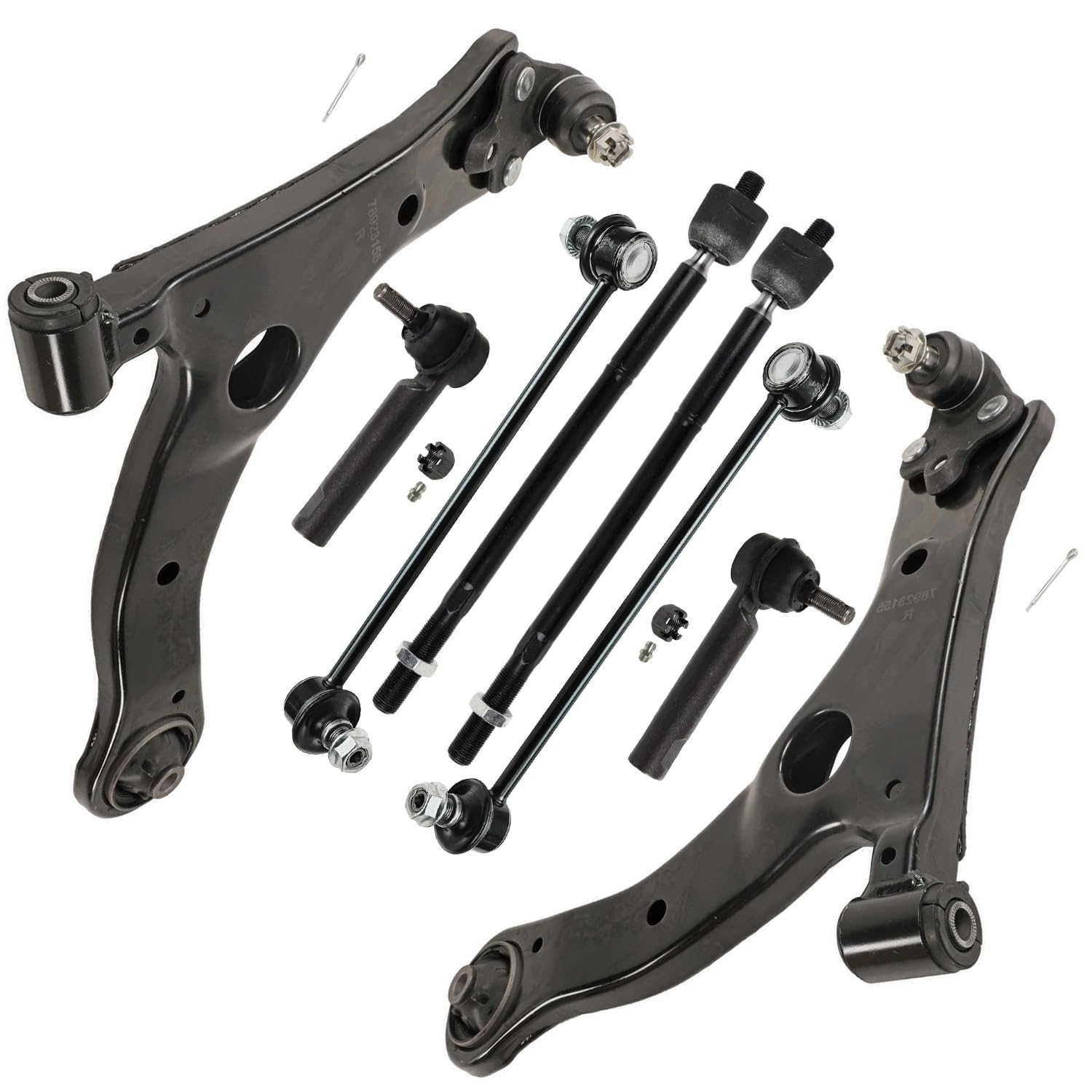 Detroit Axle - 8pc Front End Kit for 2014 2015 2016 2017 2018 2019 Toyota