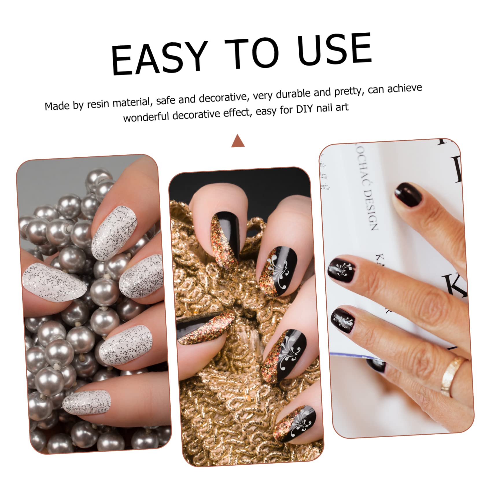 VICASKY 5 Set Adesivi Per Unghie Floreali Impermeabili Per Nail Art Decorazioni Per Unghie E Dita Per Speciali 8 Fogli*5