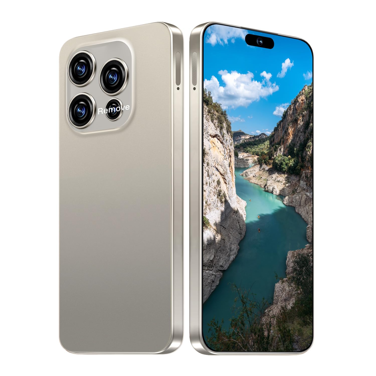 16PM Unlocked Phone,6.99" HD Screen The Phone,8+256GB with 128GB Memory Card Cell Phone, Android 13.0,108MP & 68 Camera,Photo Shortcut button/5G/Face ID/Fingerprint Lock (Gray)