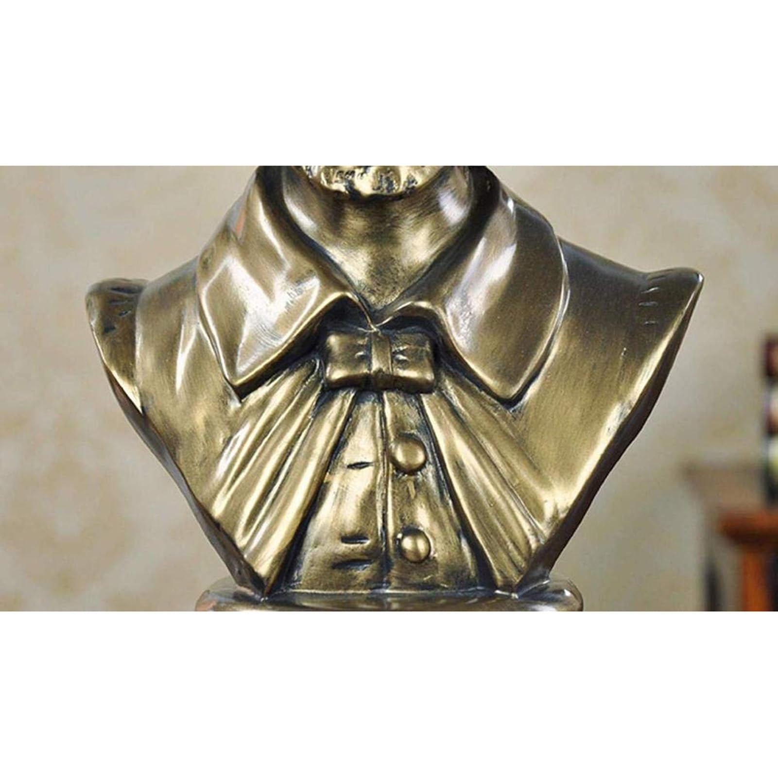 dekoracja biurka statuetka artystyczna - ozdoby posągi rzeźby Szekspira Rzeźba Statua Williama Szekspira Popiersie Figurka Szekspira S Biust Dekoracja biurka Pamiątki Rzemiosło