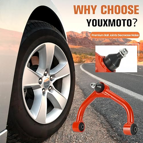 Miniatura 8 de 2-4" Lift Suspension Front Upper Control Arms Kit Fit for GMC Sierra 1500 2019-2022, Fit for Chevrolet Silverado 1500 2019-2022-2PCS