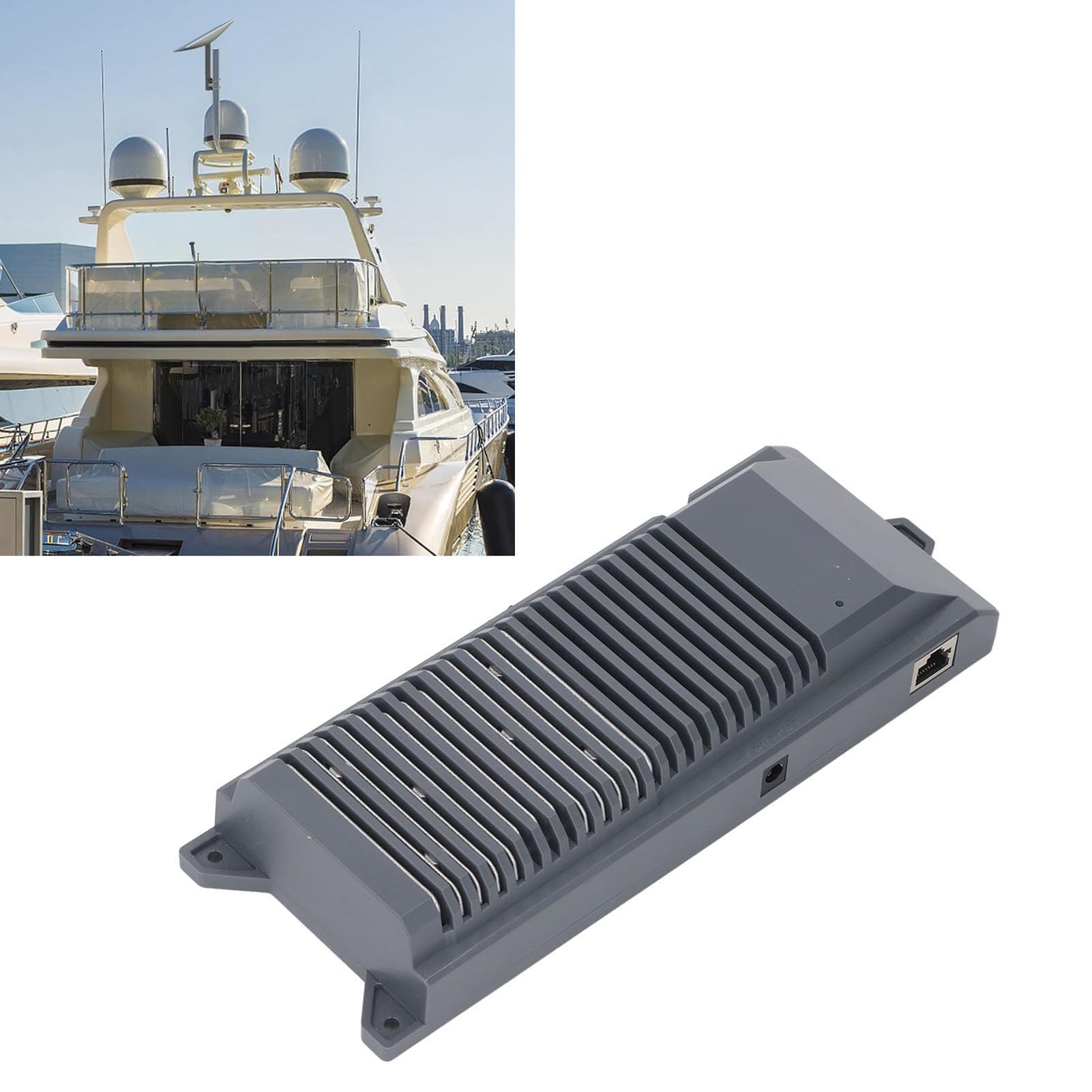 DC Converter Kit for GEN 2 Dishy, 150W GigE PoE Injector with Satellite DC Boost Converter, DC10-30V to POE DC48V 150W Anderson POE RRJ45 LAN 12V Router Interface