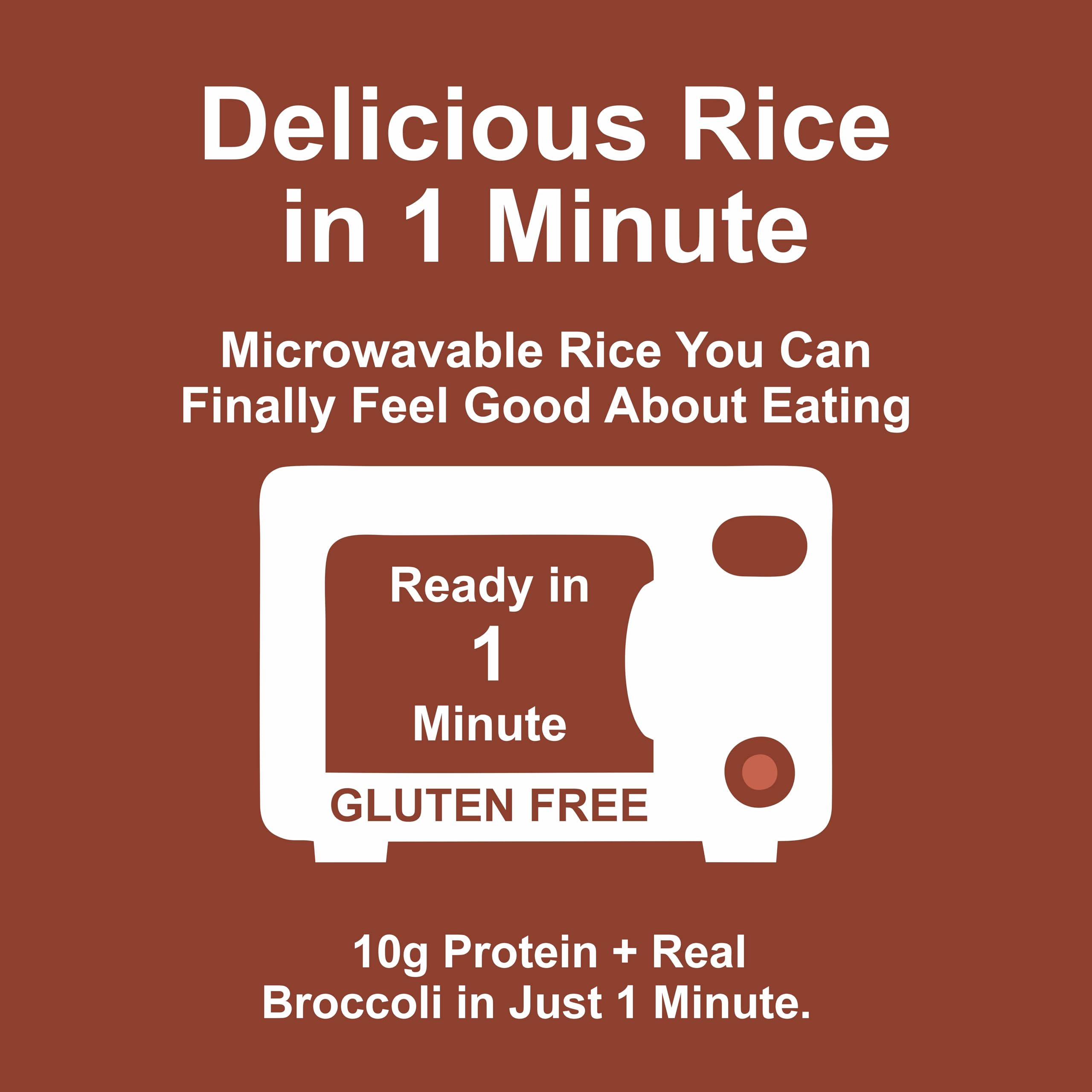 Eat Regal Brown Rice with Quinoa Cups, Nutty & Wholesome, 6 Clean Non GMO Ingredients, Ready in 1 Minute, 10g Protein 6g Fiber, Vegan Gluten-Free, 8.8oz (2×125g), No Leftovers No Mess | Pack of 6