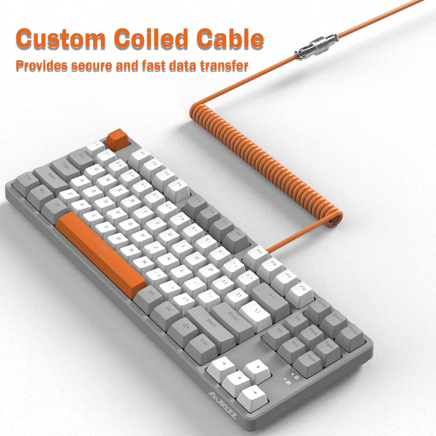 AJAZZ AK873 TKL メカニカルキーボード 赤軸 英語配列 ※本体静音化とキースイッチのルブ済み Amazon.co.jp: A.JAZZ AK873 有線 87キー TKL メカニカルゲーミング